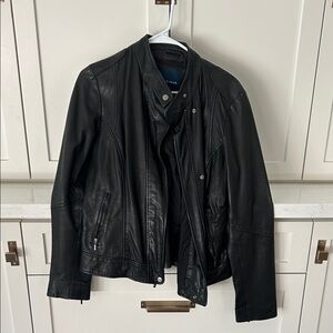 Women’s Cole Haan Black Leather Jacket